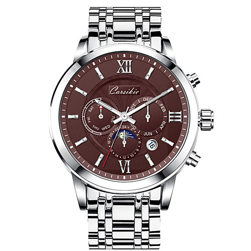Men's Mechanical Watch Automatic self-winding Modern Style Stylish Stainless Steel Water Resistant / Waterproof Calendar / date / day Noctilucent Analog Casual - BlackGloden White Black
Men's Mechanical Watch Automatic self-winding Modern Style Stylish Stainless Steel Water Resistant / Waterproof Calendar / date / day Noctilucent Analog Casual - BlackGloden White Black