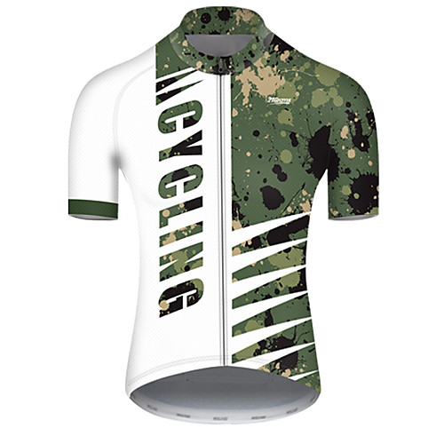 21Grams Men's Short Sleeve Cycling Jersey Summer Nylon Polyester Camouflage Patchwork Camo / Camouflage Bike Jersey Top Mountain Bike MTB Road Bike Cycling Ultraviolet Resistant Quick Dry Breathable
21Grams Men's Short Sleeve Cycling Jersey Summer Nylon Polyester Camouflage Patchwork Camo / Camouflage Bike Jersey Top Mountain Bike MTB Road Bike Cycling Ultraviolet Resistant Quick Dry Breathable