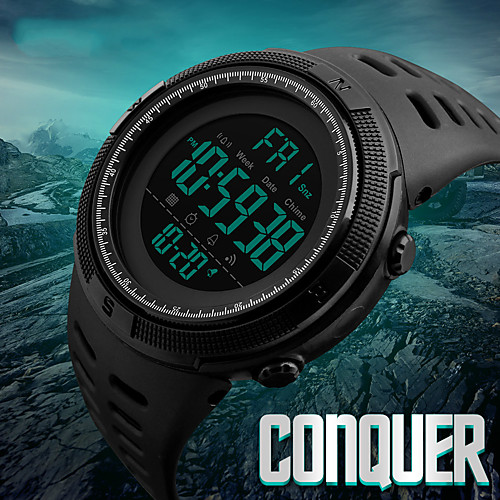 SKMEI Men's Sport Watch Military Watch Wrist Watch Japanese Digital 50 m Water Resistant / Water Proof Alarm Calendar / date / day PU Band Digital Fashion Black - Black Gold / Brown Gold / Red Two
SKMEI Men's Sport Watch Military Watch Wrist Watch Japanese Digital 50 m Water Resistant / Water Proof Alarm Calendar / date / day PU Band Digital Fashion Black - Black Gold / Brown Gold / Red Two