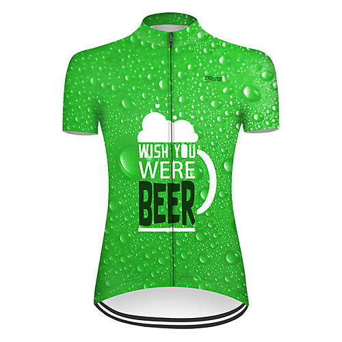 21Grams Women's Short Sleeve Cycling Jersey Summer Nylon Polyester Green Oktoberfest Beer Bike Top Mountain Bike MTB Road Bike Cycling Ultraviolet Resistant Breathable Back Pocket Sports Clothing
21Grams Women's Short Sleeve Cycling Jersey Summer Nylon Polyester Green Oktoberfest Beer Bike Top Mountain Bike MTB Road Bike Cycling Ultraviolet Resistant Breathable Back Pocket Sports Clothing
