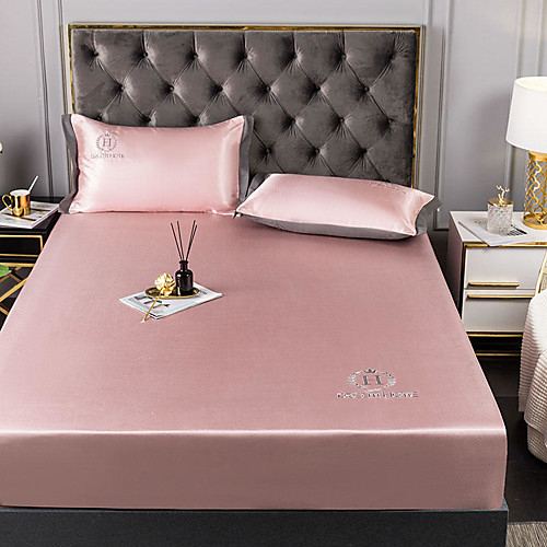 Summer Mat - 3-Piece Set / 1 Fitted Sheet and 2 shams / Ultra Silky Soft Polyester / Cool and Comfortable and Breathable / Luxury Modern Solid Color Printed / Pink / Black / Blue / Yellow
Summer Mat - 3-Piece Set / 1 Fitted Sheet and 2 shams / Ultra Silky Soft Polyester / Cool and Comfortable and Breathable / Luxury Modern Solid Color Printed / Pink / Black / Blue / Yellow