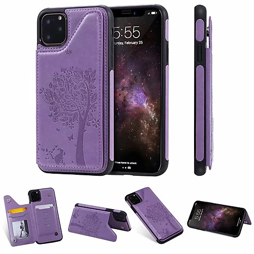 Case For Apple iPhone 11 / iPhone 11 Pro / iPhone 11 Pro Max Card Holder / with Stand / Magnetic Back Cover Cat / Tree PU Leather
Case For Apple iPhone 11 / iPhone 11 Pro / iPhone 11 Pro Max Card Holder / with Stand / Magnetic Back Cover Cat / Tree PU Leather