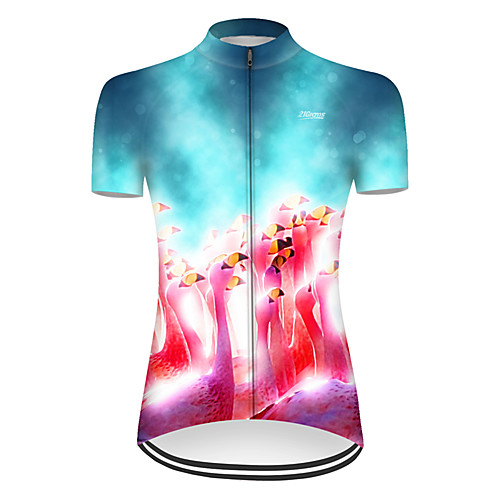 21Grams Women's Short Sleeve Cycling Jersey Nylon Polyester RedBlue Flamingo Gradient Animal Bike Jersey Top Mountain Bike MTB Road Bike Cycling Breathable Quick Dry Ultraviolet Resistant Sports
21Grams Women's Short Sleeve Cycling Jersey Nylon Polyester RedBlue Flamingo Gradient Animal Bike Jersey Top Mountain Bike MTB Road Bike Cycling Breathable Quick Dry Ultraviolet Resistant Sports