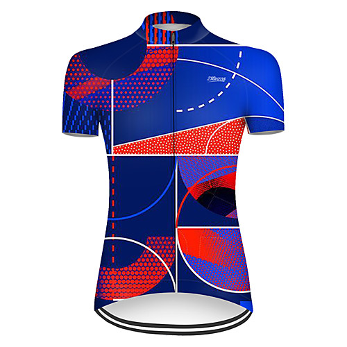 21Grams Women's Short Sleeve Cycling Jersey Nylon Polyester RedBlue 3D Stripes Gradient Bike Jersey Top Mountain Bike MTB Road Bike Cycling Breathable Quick Dry Ultraviolet Resistant Sports Clothing
21Grams Women's Short Sleeve Cycling Jersey Nylon Polyester RedBlue 3D Stripes Gradient Bike Jersey Top Mountain Bike MTB Road Bike Cycling Breathable Quick Dry Ultraviolet Resistant Sports Clothing