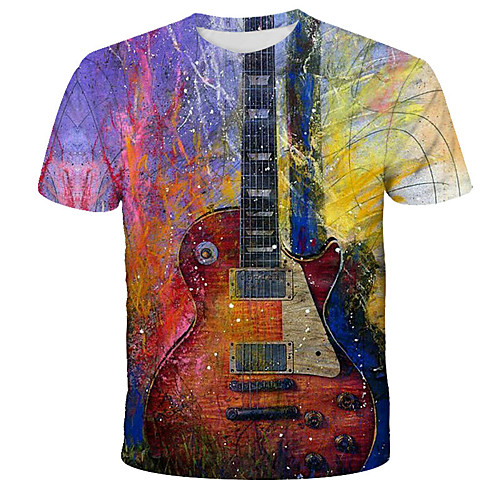 Men's T shirt Graphic Print Short Sleeve Daily Tops Streetwear Exaggerated Round Neck Rainbow
Men's T shirt Graphic Print Short Sleeve Daily Tops Streetwear Exaggerated Round Neck Rainbow