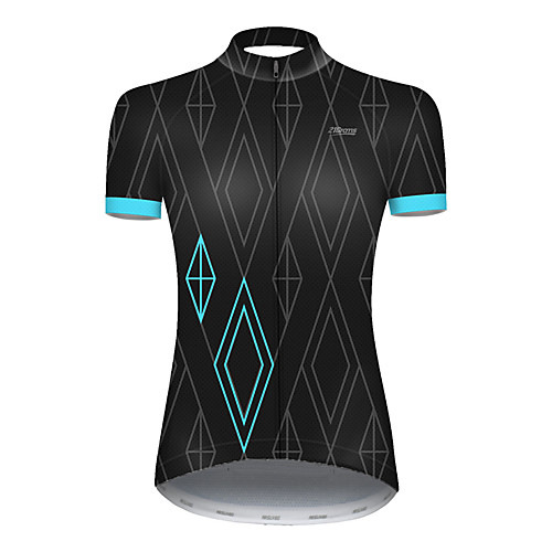 21Grams Women's Short Sleeve Cycling Jersey Summer Nylon Polyester Black / Blue Plaid Checkered Patchwork Bike Jersey Top Mountain Bike MTB Road Bike Cycling Ultraviolet Resistant Quick Dry Breathable
21Grams Women's Short Sleeve Cycling Jersey Summer Nylon Polyester Black / Blue Plaid Checkered Patchwork Bike Jersey Top Mountain Bike MTB Road Bike Cycling Ultraviolet Resistant Quick Dry Breathable
