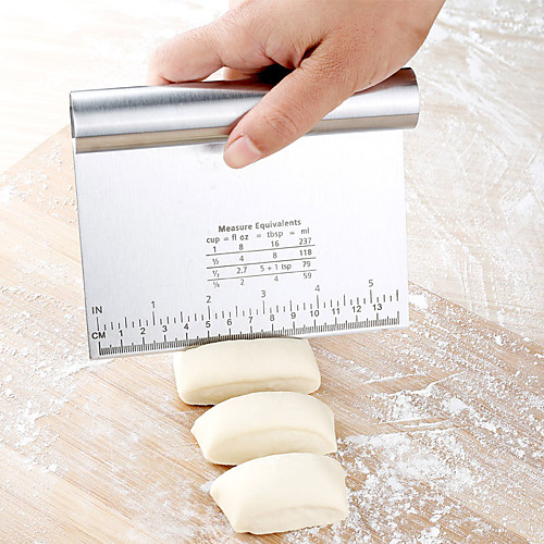 Kitchen Dough Cutter Scraper Knife Divider Flour Pastry Cake Pizza Cutting Tools Stainless Steel
Kitchen Dough Cutter Scraper Knife Divider Flour Pastry Cake Pizza Cutting Tools Stainless Steel