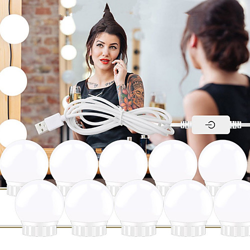 1set LED Makeup Mirror Light Vanity LED Light Bulbs Cosmetic Lighted Make up Mirrors Bulb Bright Lights Wall Lamp for Dressing Table
1set LED Makeup Mirror Light Vanity LED Light Bulbs Cosmetic Lighted Make up Mirrors Bulb Bright Lights Wall Lamp for Dressing Table