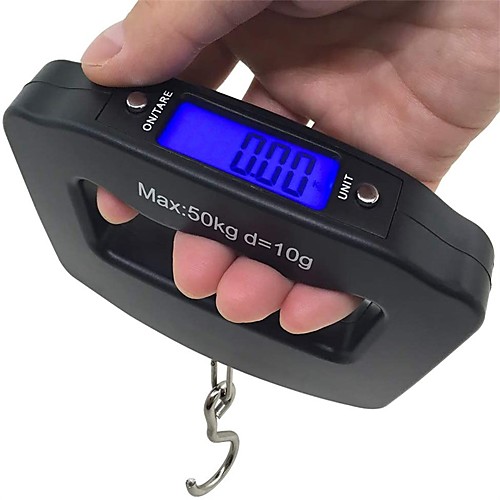 50Kg 10g LCD Home Electronic Digital Portable Hanging Weight Hook Travel Luggage Scale
50Kg 10g LCD Home Electronic Digital Portable Hanging Weight Hook Travel Luggage Scale