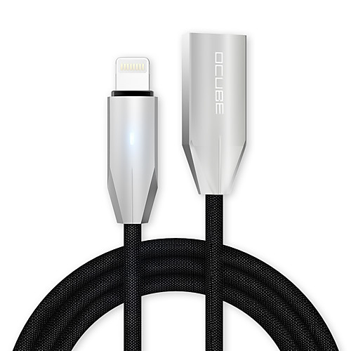 OCUBE 5V 2A Charging Data Sync Lighting 8pin 1.2M Intelligent Power-off Cable with LED Light for iPhone iPad iPod
OCUBE 5V 2A Charging Data Sync Lighting 8pin 1.2M Intelligent Power-off Cable with LED Light for iPhone iPad iPod