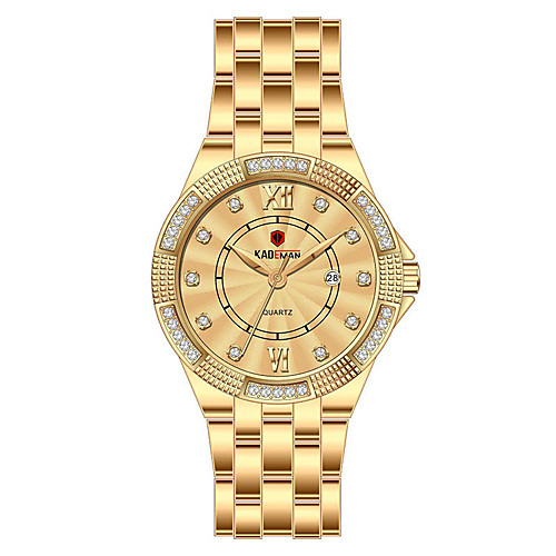 Women's Quartz Watches Elegant Fashion Stainless Steel Quartz Rose Gold GoldenSilver Black Water Resistant / Waterproof Calendar / date / day Analog
Women's Quartz Watches Elegant Fashion Stainless Steel Quartz Rose Gold GoldenSilver Black Water Resistant / Waterproof Calendar / date / day Analog