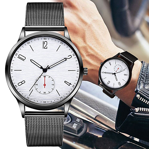 Men's Steel Band Watches Quartz Modern Style Stylish Stainless Steel Black / Silver / Gold New Design Casual Watch Analog Casual Fashion - Black Gold Silver One Year Battery Life
Men's Steel Band Watches Quartz Modern Style Stylish Stainless Steel Black / Silver / Gold New Design Casual Watch Analog Casual Fashion - Black Gold Silver One Year Battery Life