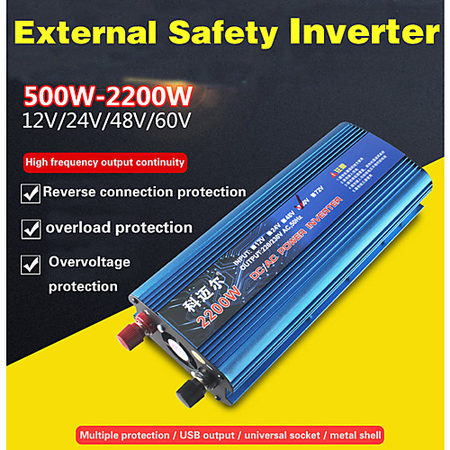 CARMAER inverter 12V / 24V / 220V 1600W car voltage converter car converter 12V / 24V 220V solar inverter car power inverter charger
CARMAER inverter 12V / 24V / 220V 1600W car voltage converter car converter 12V / 24V 220V solar inverter car power inverter charger