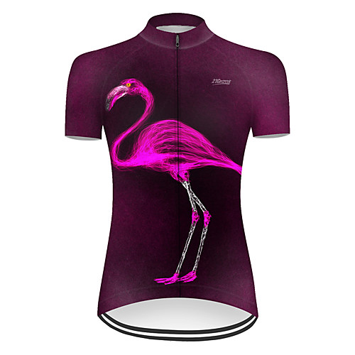 21Grams Women's Short Sleeve Cycling Jersey Summer Nylon Polyester Violet Flamingo Gradient Animal Bike Jersey Top Mountain Bike MTB Road Bike Cycling Ultraviolet Resistant Quick Dry Breathable Sports
21Grams Women's Short Sleeve Cycling Jersey Summer Nylon Polyester Violet Flamingo Gradient Animal Bike Jersey Top Mountain Bike MTB Road Bike Cycling Ultraviolet Resistant Quick Dry Breathable Sports