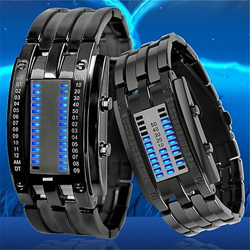 Boys and Girls Digital Watch Casual Fashion Alloy Chinese Digital Black / Blue SilverBlue Water Resistant / Waterproof Day Date 1 pc Digital / Stainless Steel
Boys and Girls Digital Watch Casual Fashion Alloy Chinese Digital Black / Blue SilverBlue Water Resistant / Waterproof Day Date 1 pc Digital / Stainless Steel