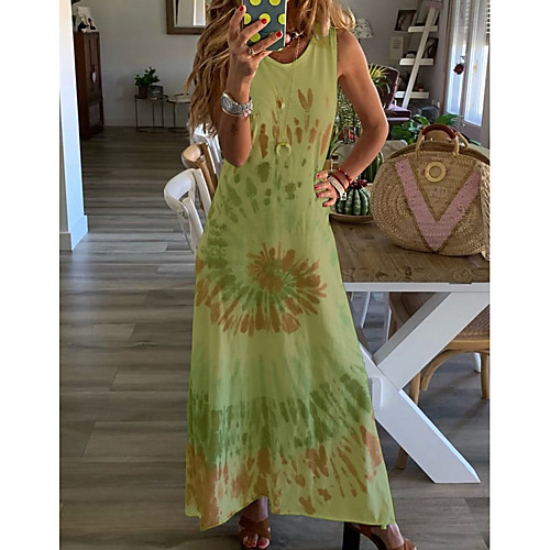 Women's A-Line Dress Maxi long Dress - Sleeveless Floral Summer Casual 2020 White Blue Yellow Blushing Pink Green Gray S M L XL XXL XXXL XXXXL XXXXXL
Women's A-Line Dress Maxi long Dress - Sleeveless Floral Summer Casual 2020 White Blue Yellow Blushing Pink Green Gray S M L XL XXL XXXL XXXXL XXXXXL