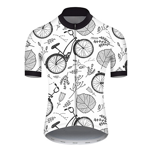 21Grams Men's Short Sleeve Cycling Jersey Summer Nylon Polyester GrayWhite Leaf Floral Botanical Bike Jersey Top Mountain Bike MTB Road Bike Cycling Ultraviolet Resistant Quick Dry Breathable Sports
21Grams Men's Short Sleeve Cycling Jersey Summer Nylon Polyester GrayWhite Leaf Floral Botanical Bike Jersey Top Mountain Bike MTB Road Bike Cycling Ultraviolet Resistant Quick Dry Breathable Sports