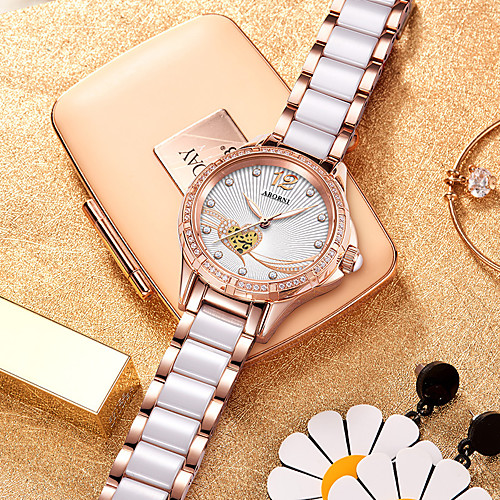 Women's Quartz Watches Casual Elegant Ceramic Quartz Rose Gold Water Resistant / Waterproof Noctilucent Analog
Women's Quartz Watches Casual Elegant Ceramic Quartz Rose Gold Water Resistant / Waterproof Noctilucent Analog