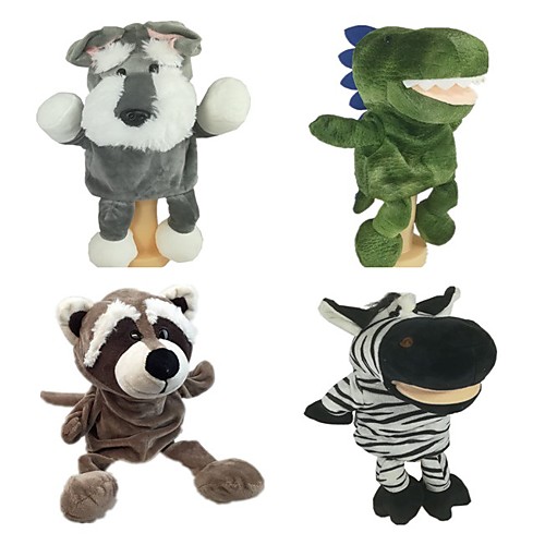 4 pcs Educational Toy Hand Puppet Stuffed Animal Plush Toy Animal Series Dinosaur Bear Parent-Child Interaction PP Plush 32cm Imaginative Play, Stocking, Great Birthday Gifts Party Favor Supplies
4 pcs Educational Toy Hand Puppet Stuffed Animal Plush Toy Animal Series Dinosaur Bear Parent-Child Interaction PP Plush 32cm Imaginative Play, Stocking, Great Birthday Gifts Party Favor Supplies