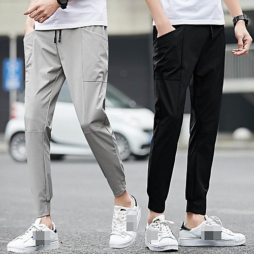 Men's Joggers Track Pants Sports & Outdoor Athleisure Wear Bottoms Drawstring Pocket Elastane Winter Fitness Running Jogging Training Quick Dry Breathable Soft Sport Black Gray / Stretchy
Men's Joggers Track Pants Sports & Outdoor Athleisure Wear Bottoms Drawstring Pocket Elastane Winter Fitness Running Jogging Training Quick Dry Breathable Soft Sport Black Gray / Stretchy