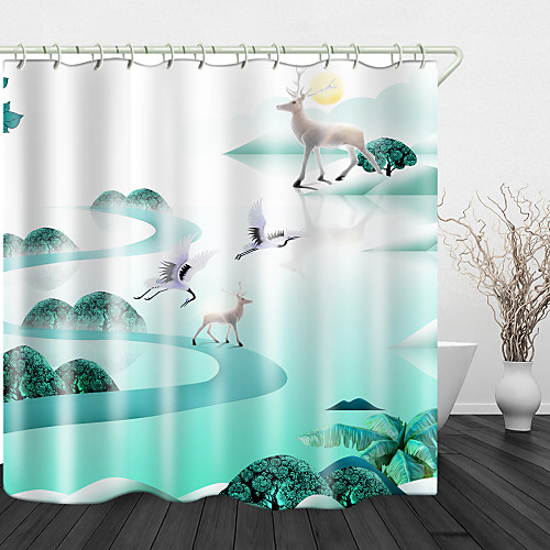 White Deer Background Digital Print Waterproof Fabric Shower Curtain for Bathroom Home Decor Covered Bathtub Curtains Liner Includes with Hooks
White Deer Background Digital Print Waterproof Fabric Shower Curtain for Bathroom Home Decor Covered Bathtub Curtains Liner Includes with Hooks