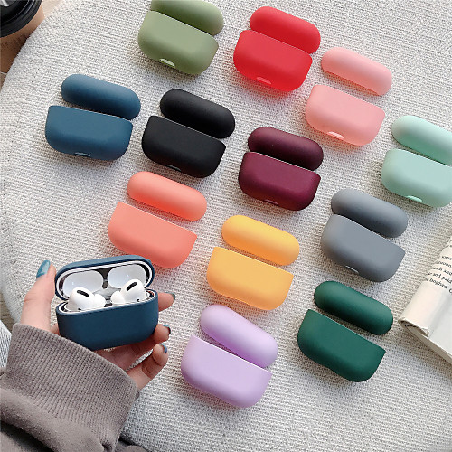 Solid Color Hard PC Earphone Case For Airpods Pro Headphone Case (AirPods Charging Case Not Included)
Solid Color Hard PC Earphone Case For Airpods Pro Headphone Case (AirPods Charging Case Not Included)