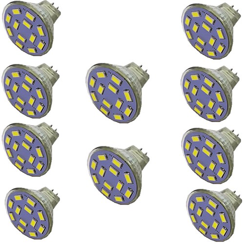 10pcs 2 W LED Spotlight 300 lm MR11 12 LED Beads SMD 5730 Warm White Natural White White 9-30 V
10pcs 2 W LED Spotlight 300 lm MR11 12 LED Beads SMD 5730 Warm White Natural White White 9-30 V