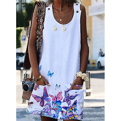 Women's A-Line Dress Knee Length Dress - Sleeveless Floral Summer Casual 2020 White Yellow S M L XL XXL XXXL XXXXL XXXXXL
Women's A-Line Dress Knee Length Dress - Sleeveless Floral Summer Casual 2020 White Yellow S M L XL XXL XXXL XXXXL XXXXXL