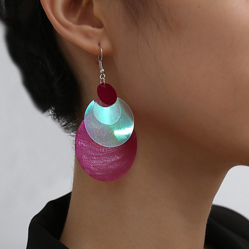 Women's Hanging Earrings Round Cut Basic Holiday Boho Earrings Jewelry Silver For Party Evening Gift Date Beach 1 Pair
Women's Hanging Earrings Round Cut Basic Holiday Boho Earrings Jewelry Silver For Party Evening Gift Date Beach 1 Pair