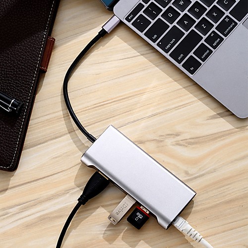 6-in-1 Usb 3.1 Hub Type-C to USB 3.0 3 HDMI 4K RJ45 PD Multi-Functional HD Docking Station for MacBook PC Millet Tablet
6-in-1 Usb 3.1 Hub Type-C to USB 3.0 3 HDMI 4K RJ45 PD Multi-Functional HD Docking Station for MacBook PC Millet Tablet