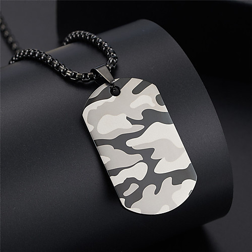 Pendant Necklace Simple Trendy Fashion Hip Hop Titanium Steel Gray 60 cm Necklace Jewelry 1pc For Anniversary Street Festival
Pendant Necklace Simple Trendy Fashion Hip Hop Titanium Steel Gray 60 cm Necklace Jewelry 1pc For Anniversary Street Festival