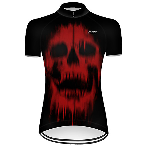21Grams Women's Short Sleeve Cycling Jersey Nylon Polyester Black / Red Novelty Skull Floral Botanical Bike Jersey Top Mountain Bike MTB Road Bike Cycling Breathable Quick Dry Ultraviolet Resistant
21Grams Women's Short Sleeve Cycling Jersey Nylon Polyester Black / Red Novelty Skull Floral Botanical Bike Jersey Top Mountain Bike MTB Road Bike Cycling Breathable Quick Dry Ultraviolet Resistant