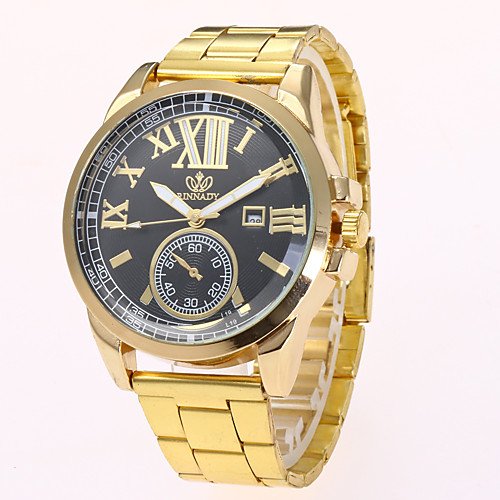 Geneva Men's Steel Band Watches Digital Stylish Stainless Steel Gold 30 m Casual Watch Analog Casual - Black Gold One Year Battery Life
Geneva Men's Steel Band Watches Digital Stylish Stainless Steel Gold 30 m Casual Watch Analog Casual - Black Gold One Year Battery Life