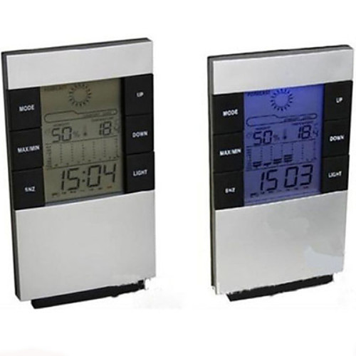 Indoor Weather StationDigital LCD Display Multi-Function Weather Stationwith Time/Clock/Backlit Display/Weather Forecast/Thermometer/Hygrometer for Comfort of Home and Offic
Indoor Weather StationDigital LCD Display Multi-Function Weather Stationwith Time/Clock/Backlit Display/Weather Forecast/Thermometer/Hygrometer for Comfort of Home and Offic