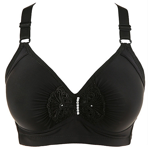 Women's Plus Size Push-up Full Coverage Bra Black Blue Purple Big Size US36B / FR95B / INT80B US36C / FR95C / INT80C US38B / FR100B / INT85B US38C / FR100C / INT85C US40B / FR105B / INT90B
Women's Plus Size Push-up Full Coverage Bra Black Blue Purple Big Size US36B / FR95B / INT80B US36C / FR95C / INT80C US38B / FR100B / INT85B US38C / FR100C / INT85C US40B / FR105B / INT90B
