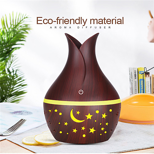 USB Wood Grain Essential Oil Diffuser 330ml Ultrasonic Humidifier Household Aroma Diffuser Aromatherapy Mist Maker with Light
USB Wood Grain Essential Oil Diffuser 330ml Ultrasonic Humidifier Household Aroma Diffuser Aromatherapy Mist Maker with Light
