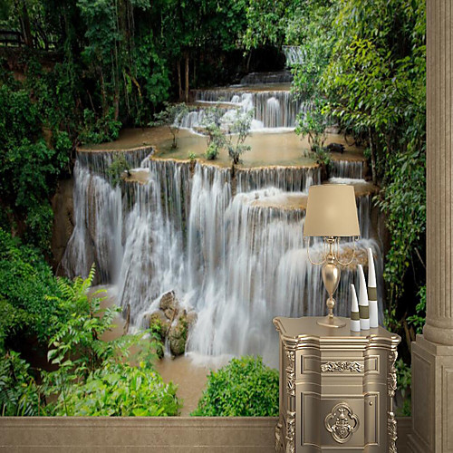 Mural Wallpaper Wall Sticker Covering Print Forest Waterfall Canvas Home Décor Peel and Stick Removable
Mural Wallpaper Wall Sticker Covering Print Forest Waterfall Canvas Home Décor Peel and Stick Removable