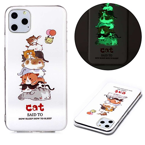 Case For Apple iPhone 11 / iPhone 11 Pro / iPhone 11 Pro Max Glow in the Dark / Pattern Back Cover Cat TPU
Case For Apple iPhone 11 / iPhone 11 Pro / iPhone 11 Pro Max Glow in the Dark / Pattern Back Cover Cat TPU
