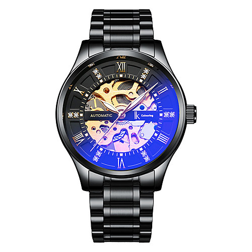 Men's Mechanical Watch Automatic self-winding Black / White Water Resistant / Waterproof Noctilucent Analog Fashion Cool - White Black
Men's Mechanical Watch Automatic self-winding Black / White Water Resistant / Waterproof Noctilucent Analog Fashion Cool - White Black