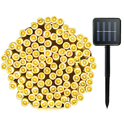 12m String Lights 100 LEDs Dip Led 1 set Warm White Natural White Multi Color Halloween Christmas Waterproof Solar Decorative Solar Powered
12m String Lights 100 LEDs Dip Led 1 set Warm White Natural White Multi Color Halloween Christmas Waterproof Solar Decorative Solar Powered