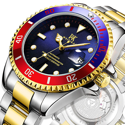 Men's Mechanical Watch Automatic self-winding Modern Style Stylish Stainless Steel Water Resistant / Waterproof Noctilucent Analog Cool Big Face - Black / Silver BlackGloden Black
Men's Mechanical Watch Automatic self-winding Modern Style Stylish Stainless Steel Water Resistant / Waterproof Noctilucent Analog Cool Big Face - Black / Silver BlackGloden Black