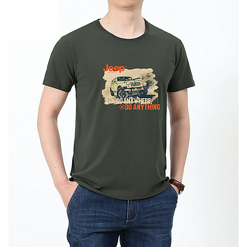 Men's Graphic T-shirt Basic Daily White / Black / Army Green / Light gray / Dark Gray
Men's Graphic T-shirt Basic Daily White / Black / Army Green / Light gray / Dark Gray