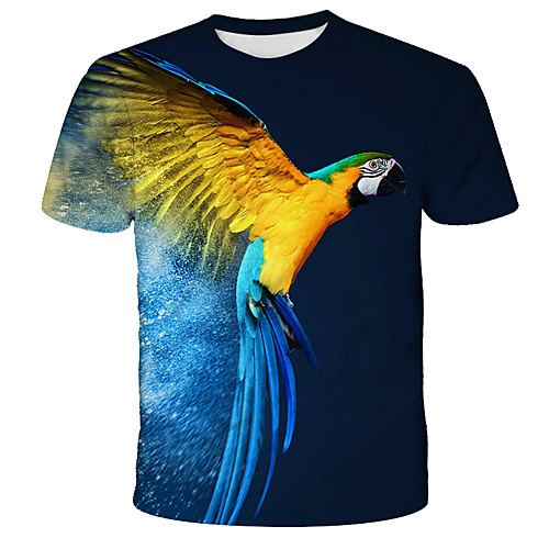Men's T shirt Graphic Animal Print Short Sleeve Daily Tops Streetwear Exaggerated Blue
Men's T shirt Graphic Animal Print Short Sleeve Daily Tops Streetwear Exaggerated Blue