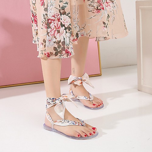 Women's Sandals Summer Flat Heel Open Toe Daily PU Black / Pink / Gold
Women's Sandals Summer Flat Heel Open Toe Daily PU Black / Pink / Gold