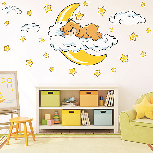 Little Bear Stars Wall Stickers Plane Wall Stickers Decorative Wall Stickers PVC Home Decoration Wall Decal Wall Window Decoration 1pc
Little Bear Stars Wall Stickers Plane Wall Stickers Decorative Wall Stickers PVC Home Decoration Wall Decal Wall Window Decoration 1pc