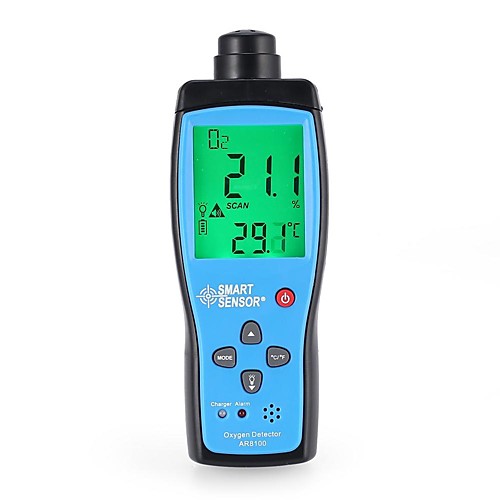 AR8100 Air Quality Monitor Gas Meter O2 Oxygen TEMP Detector Analyzer Handheld
AR8100 Air Quality Monitor Gas Meter O2 Oxygen TEMP Detector Analyzer Handheld