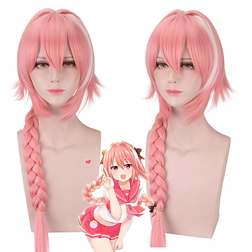 FGO Fate grand order Astolfo Cosplay Wigs Women's Braid 39 inch Heat Resistant Fiber Plaited Pink Adults' Anime Wig
FGO Fate grand order Astolfo Cosplay Wigs Women's Braid 39 inch Heat Resistant Fiber Plaited Pink Adults' Anime Wig