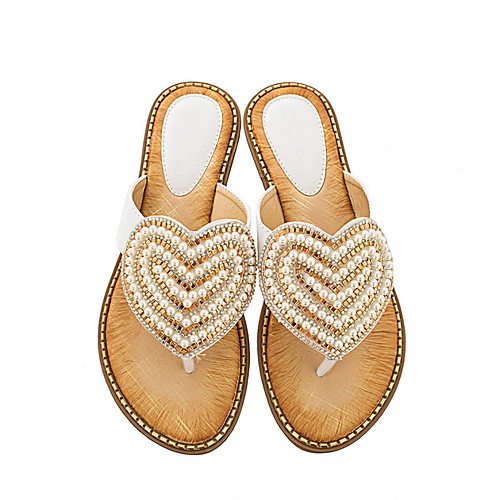 Women's Slippers & Flip-Flops Summer Flat Heel Open Toe Daily PU Almond / White / Black
Women's Slippers & Flip-Flops Summer Flat Heel Open Toe Daily PU Almond / White / Black