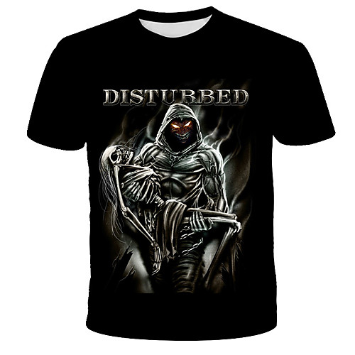 Men's T shirt Shirt Graphic Skull Print Short Sleeve Daily Tops Streetwear Exaggerated Round Neck Black
Men's T shirt Shirt Graphic Skull Print Short Sleeve Daily Tops Streetwear Exaggerated Round Neck Black