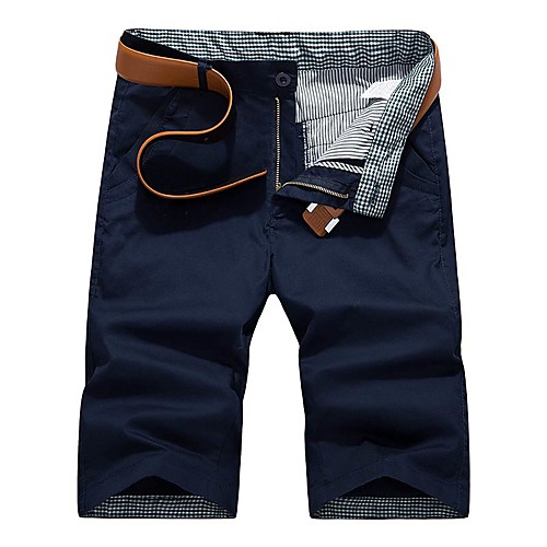 Men's Basic Breathable Outdoor Daily Chinos Shorts Pants Solid Colored Knee Length Black Wine Army Green Khaki Navy Blue
Men's Basic Breathable Outdoor Daily Chinos Shorts Pants Solid Colored Knee Length Black Wine Army Green Khaki Navy Blue